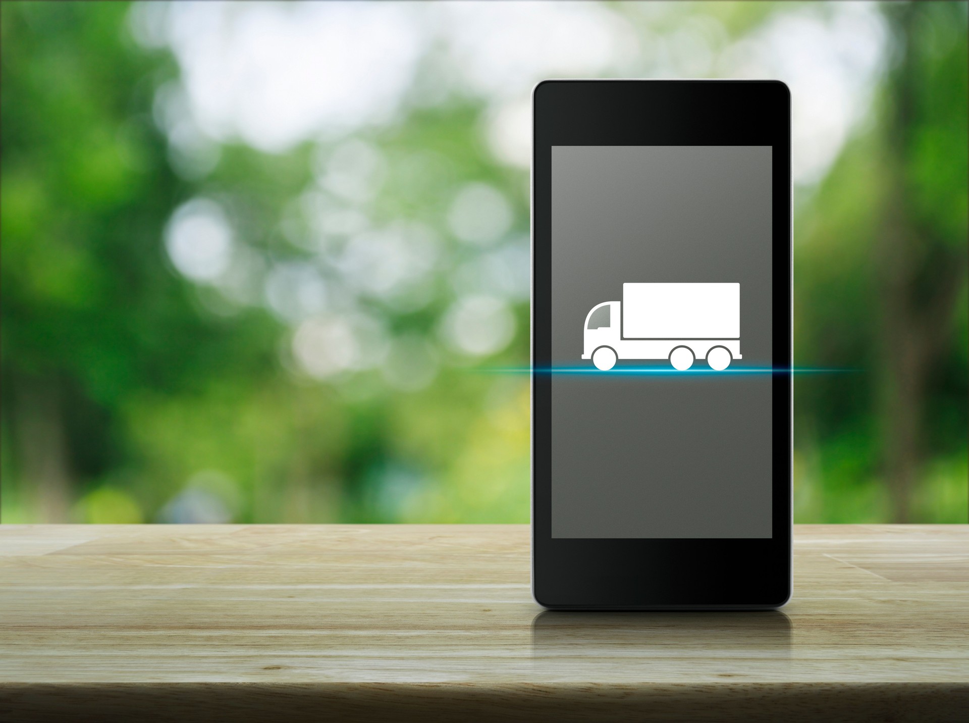 Concepto de servicio de transporte empresarial
